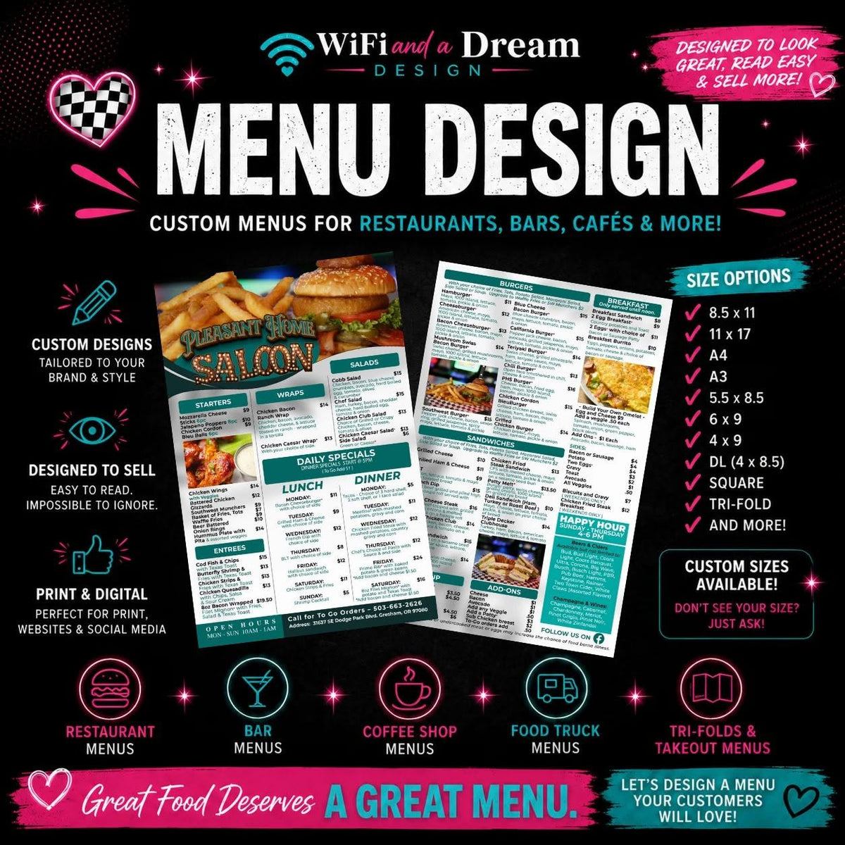 Menu Design