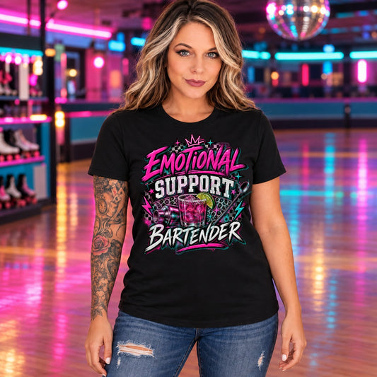 Emotional Support Bartender Digital Design