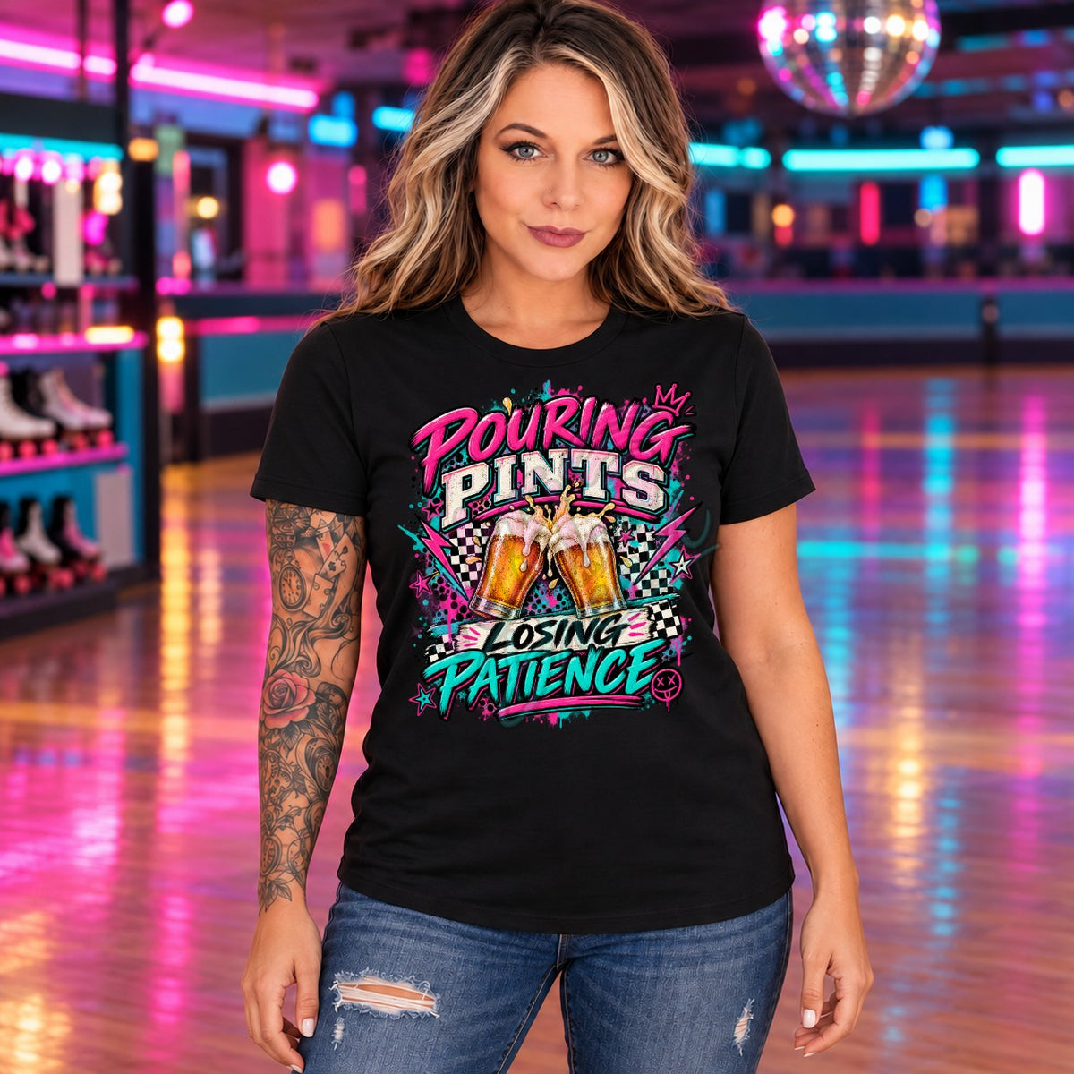 Pouring Pints Losing Patience Digital Design