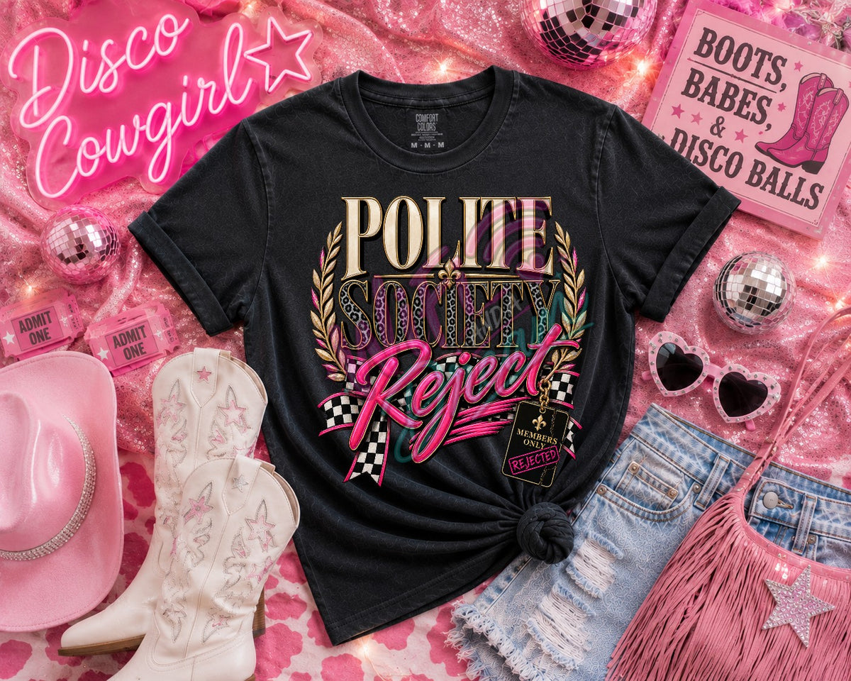 Polite Society Reject Digital Design