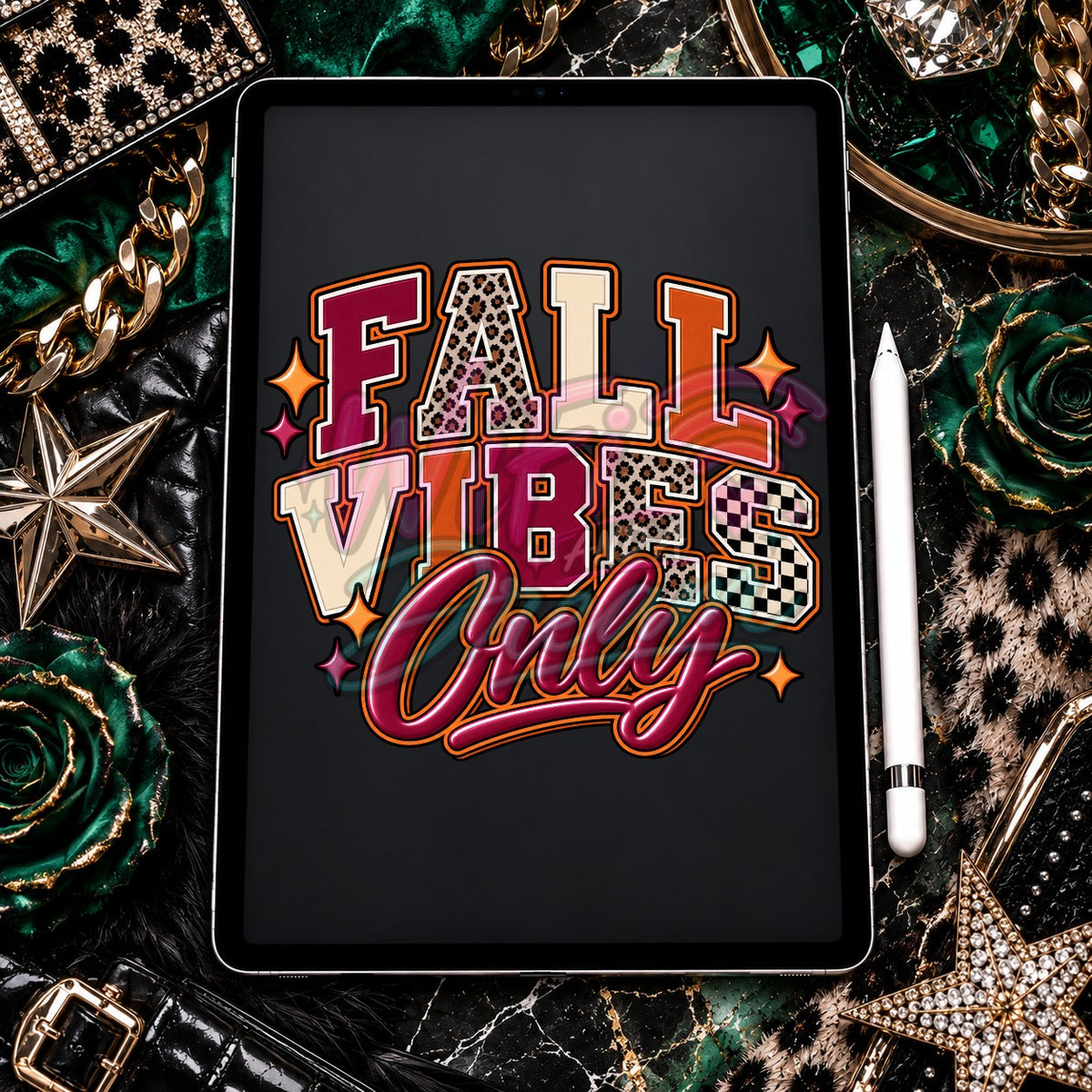 Fall Vibes Only Digital Design