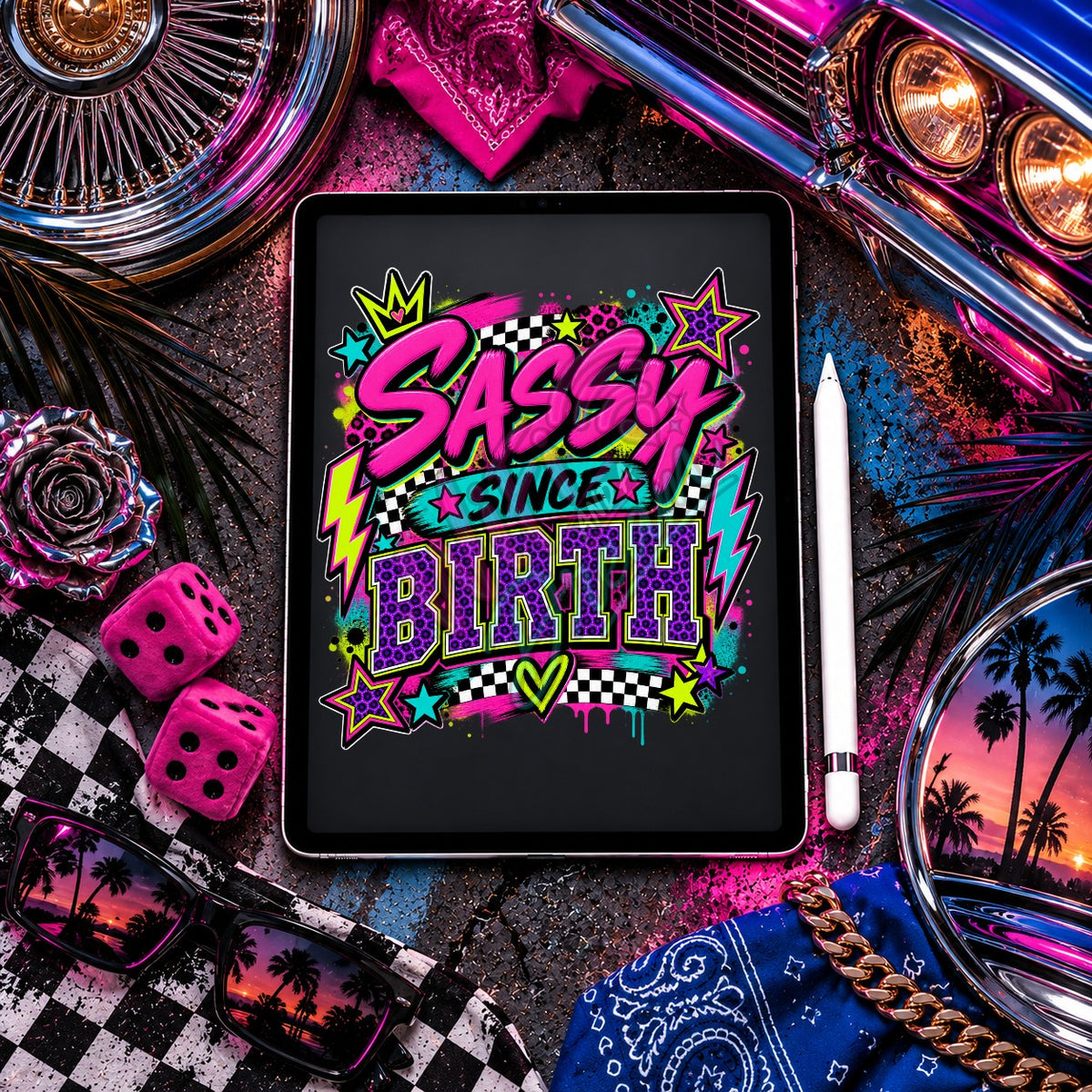 Sassy Since Birth Digital Design