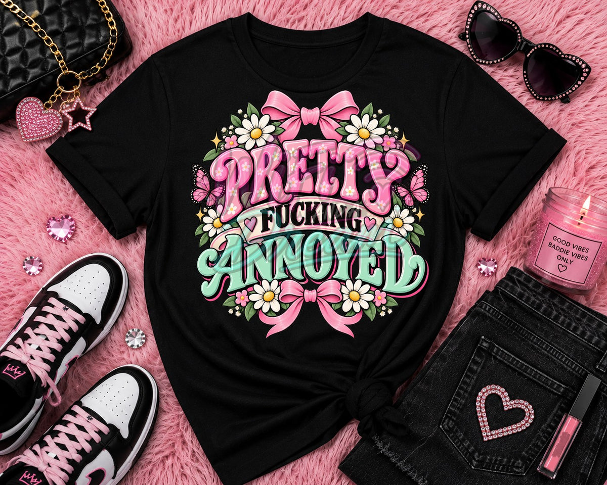 Pretty F*cking Annoyed Floral Digital Design