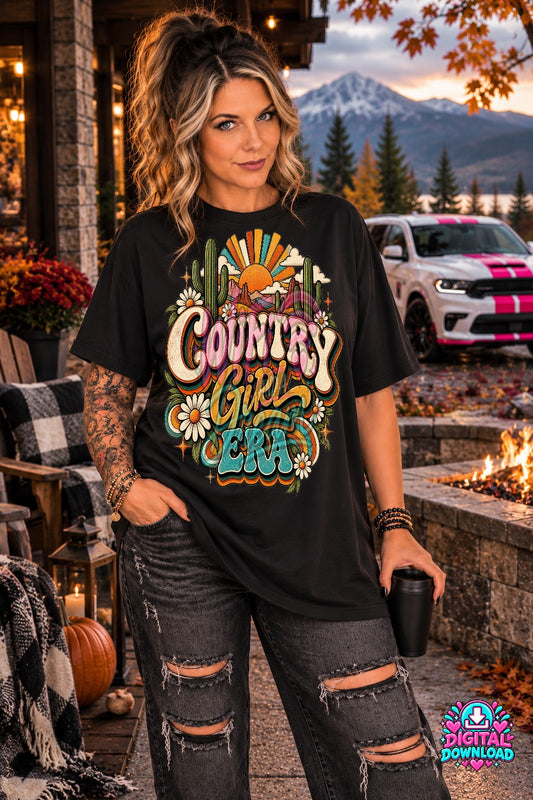 Country Girl Era Digital Design