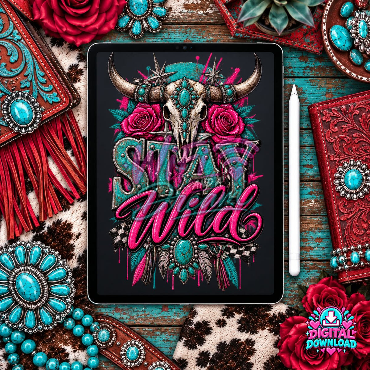Stay Wild Western Digital Design