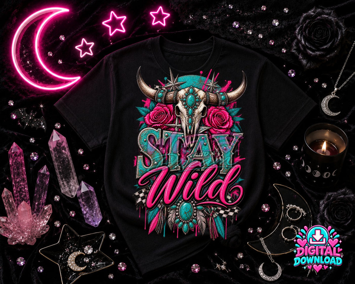 Stay Wild Western Digital Design