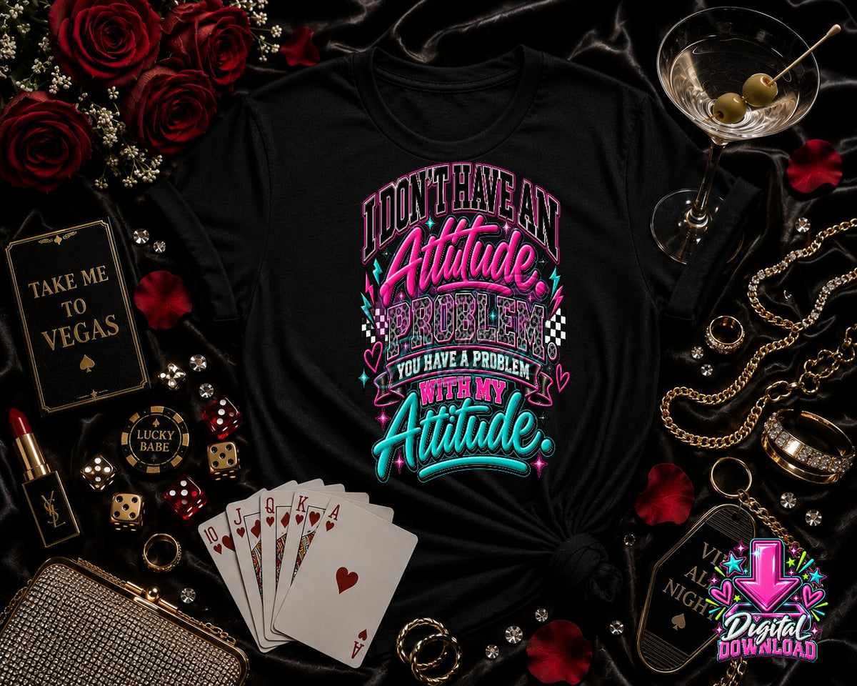 I Don't Have An Attitude Digital Design