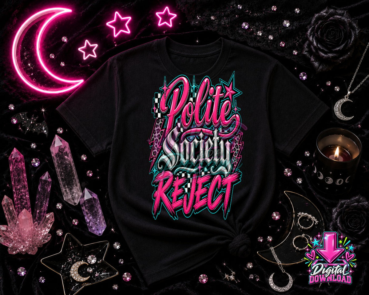 Polite Society Reject Digital Design