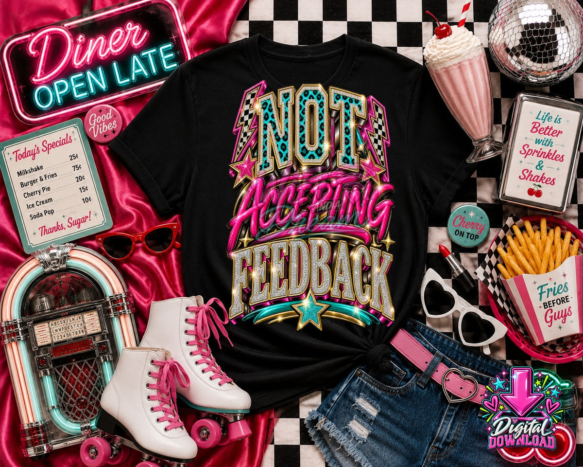 Not Accepting Feedback Teal Digital Design