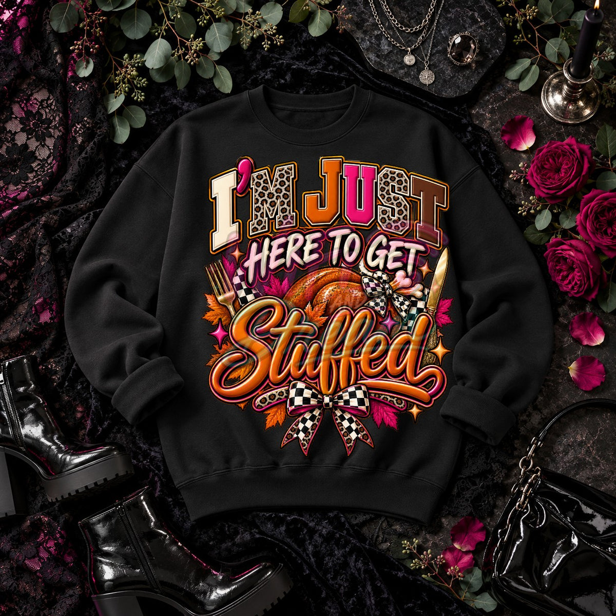 Just Here To Get Stuffed Digital Design