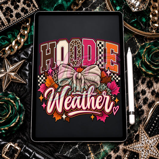 Hoodie Weather Digital Design