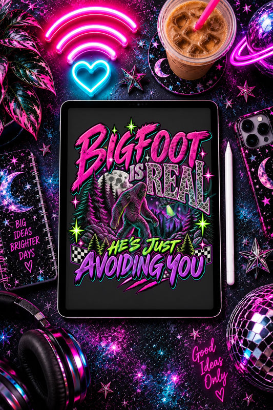Big Foot Is Real Digital Design