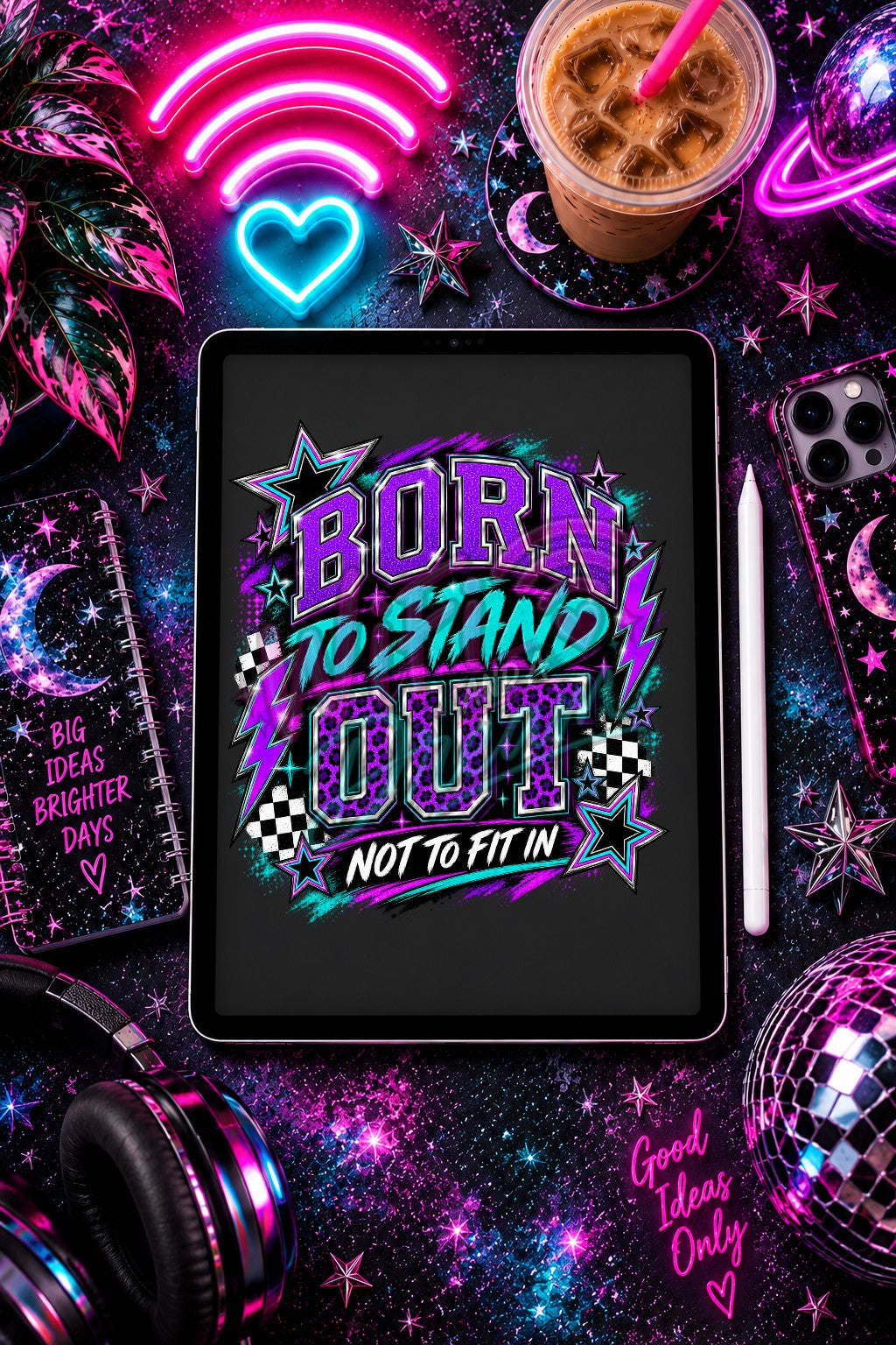 Born To Stand Out Digital Design