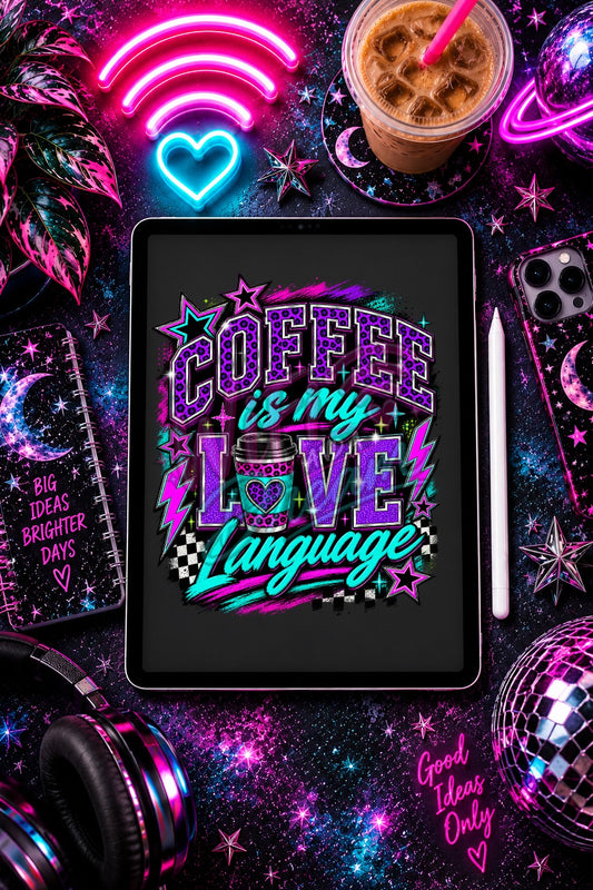 Coffee Is My Love Language Digital Design