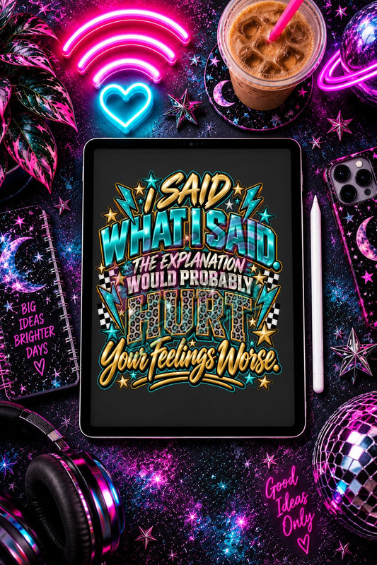 I Said What I Said Digital Design