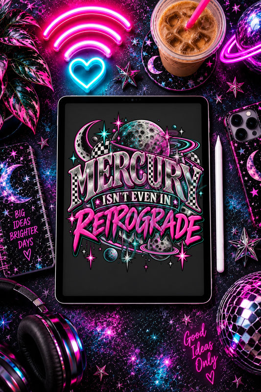 Mercury Isn't Even In Retrograde Digital Design