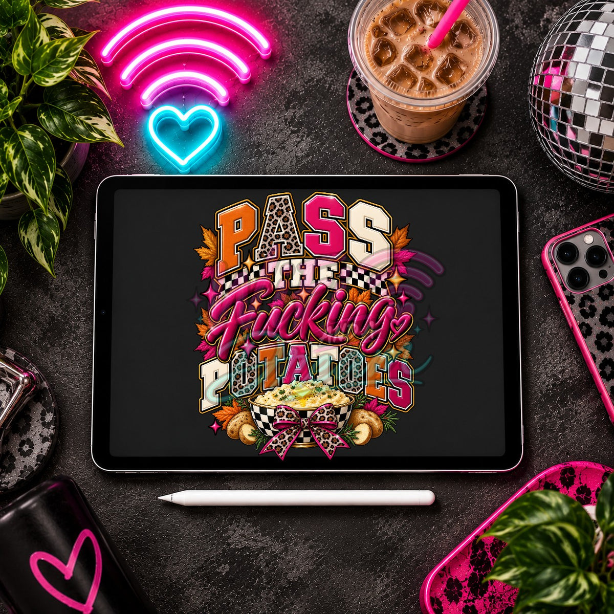 Pass The F*cking Potatoes Digital Design