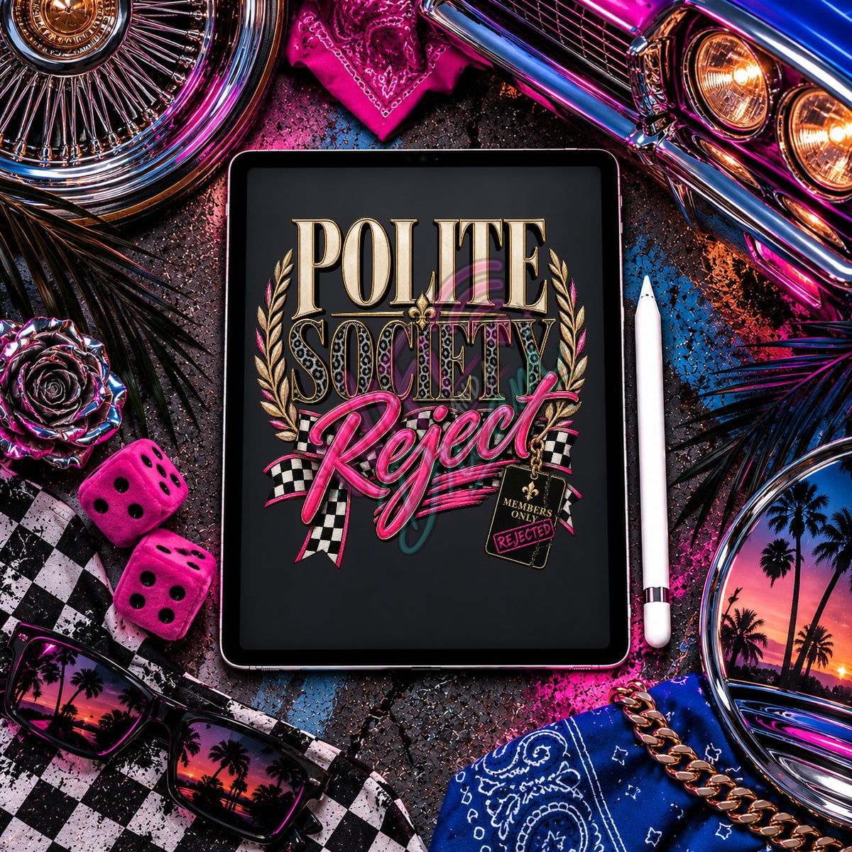 Polite Society Reject Digital Design