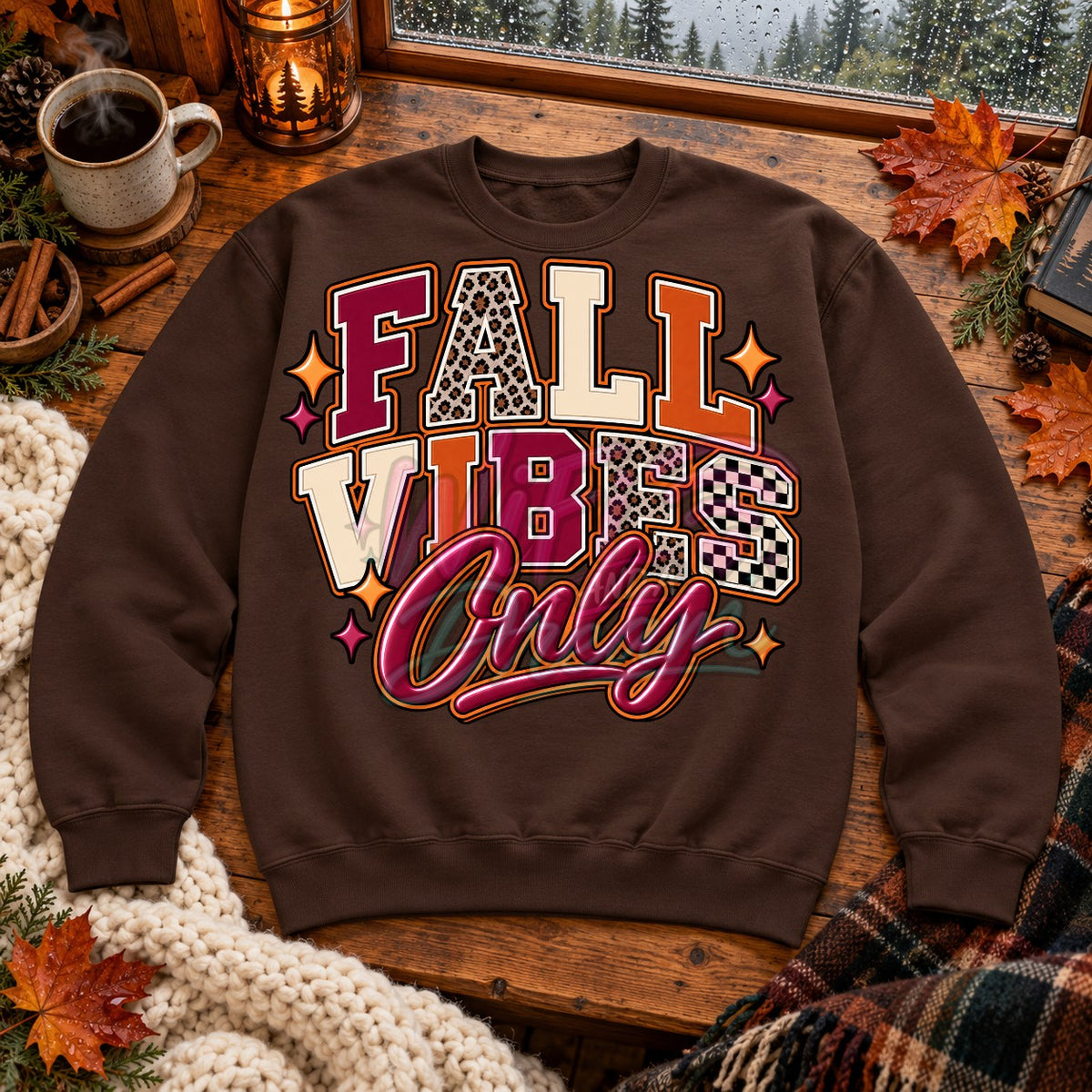 Fall Vibes Only Digital Design