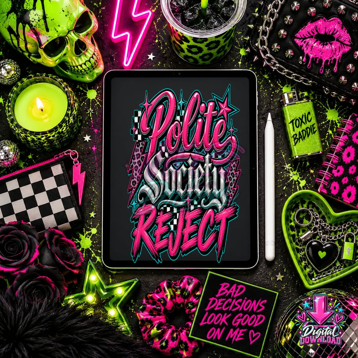 Polite Society Reject Digital Design
