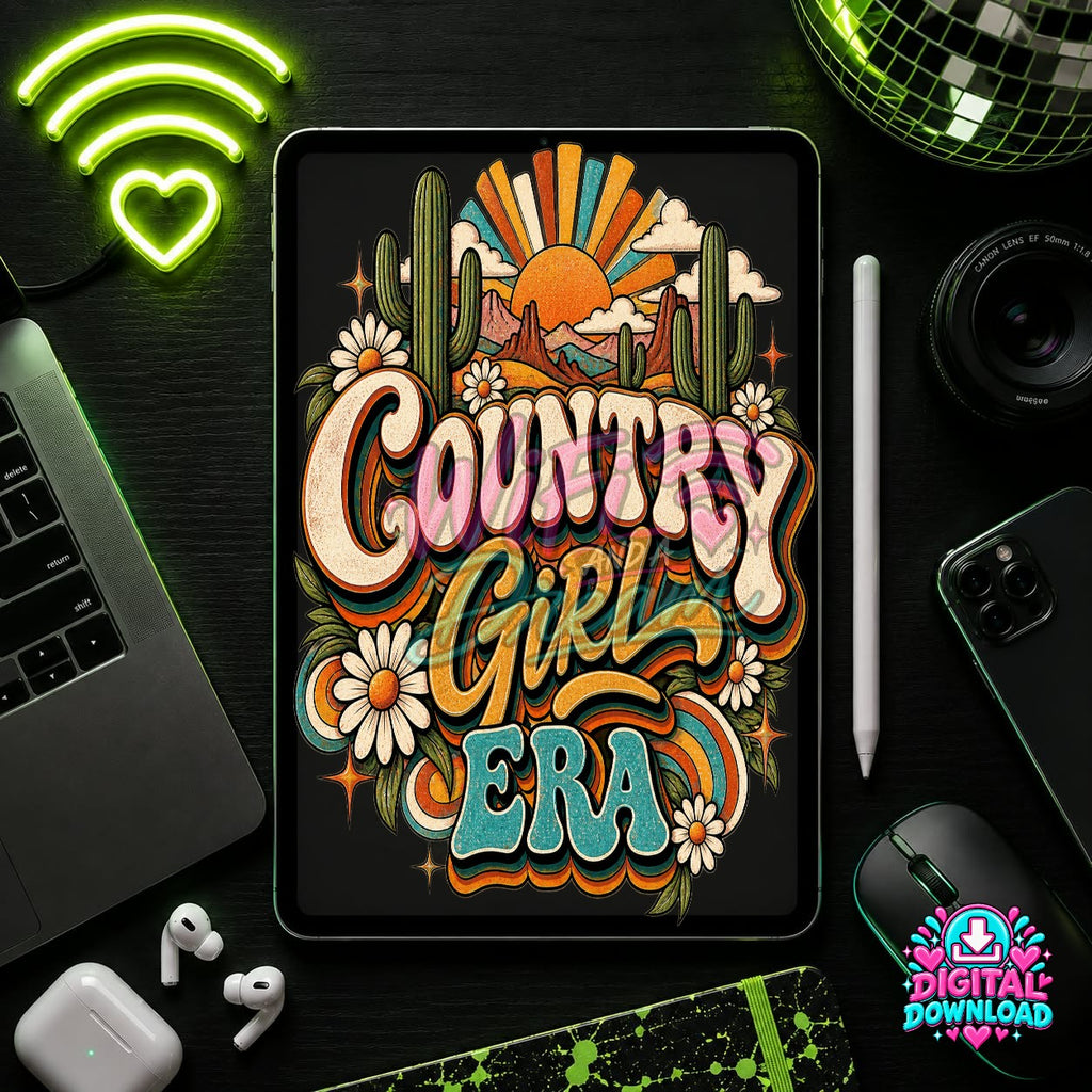 Country Girl Era Digital Design