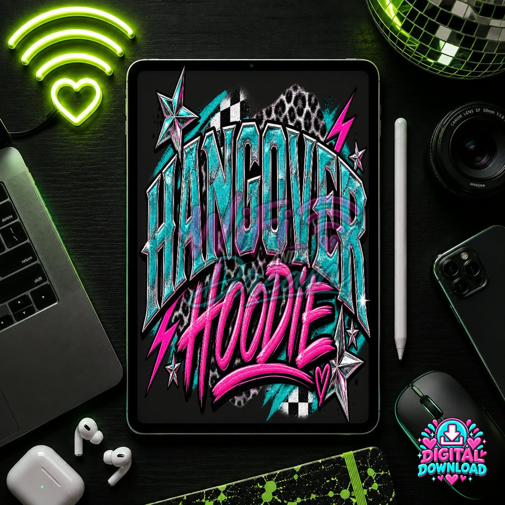 Hangover Hoodie Digital Design