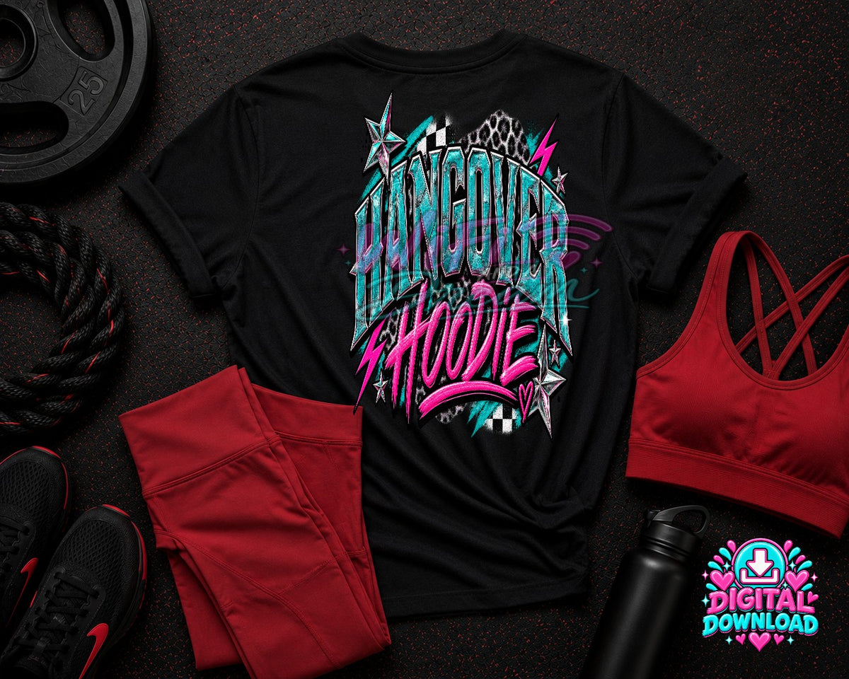 Hangover Hoodie Digital Design