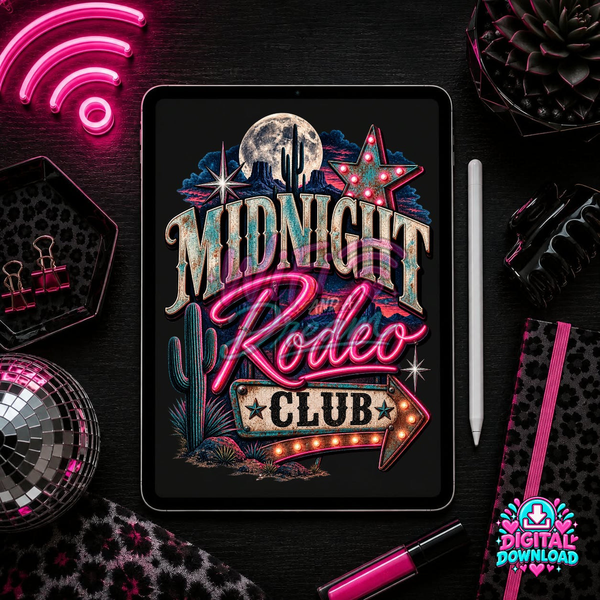 Midnight Rodeo Club Digital Design
