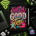 She's A Good Time Digital Design