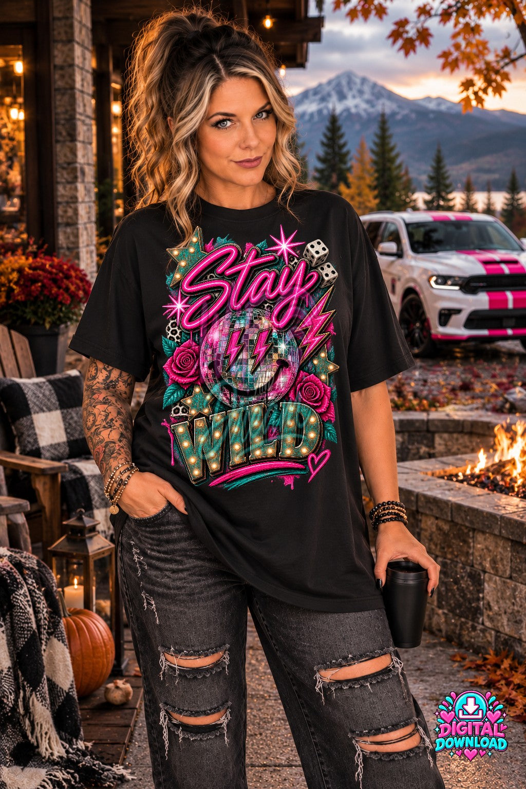 Stay Wild Digital Design