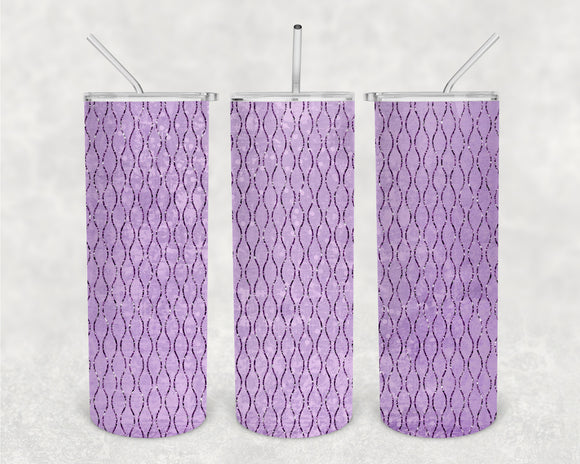 Amethyst Shimmy 20oz Skinny Tumbler Design for Sublimation