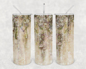 Secret Garden 20oz Skinny Tumbler Design for Sublimation